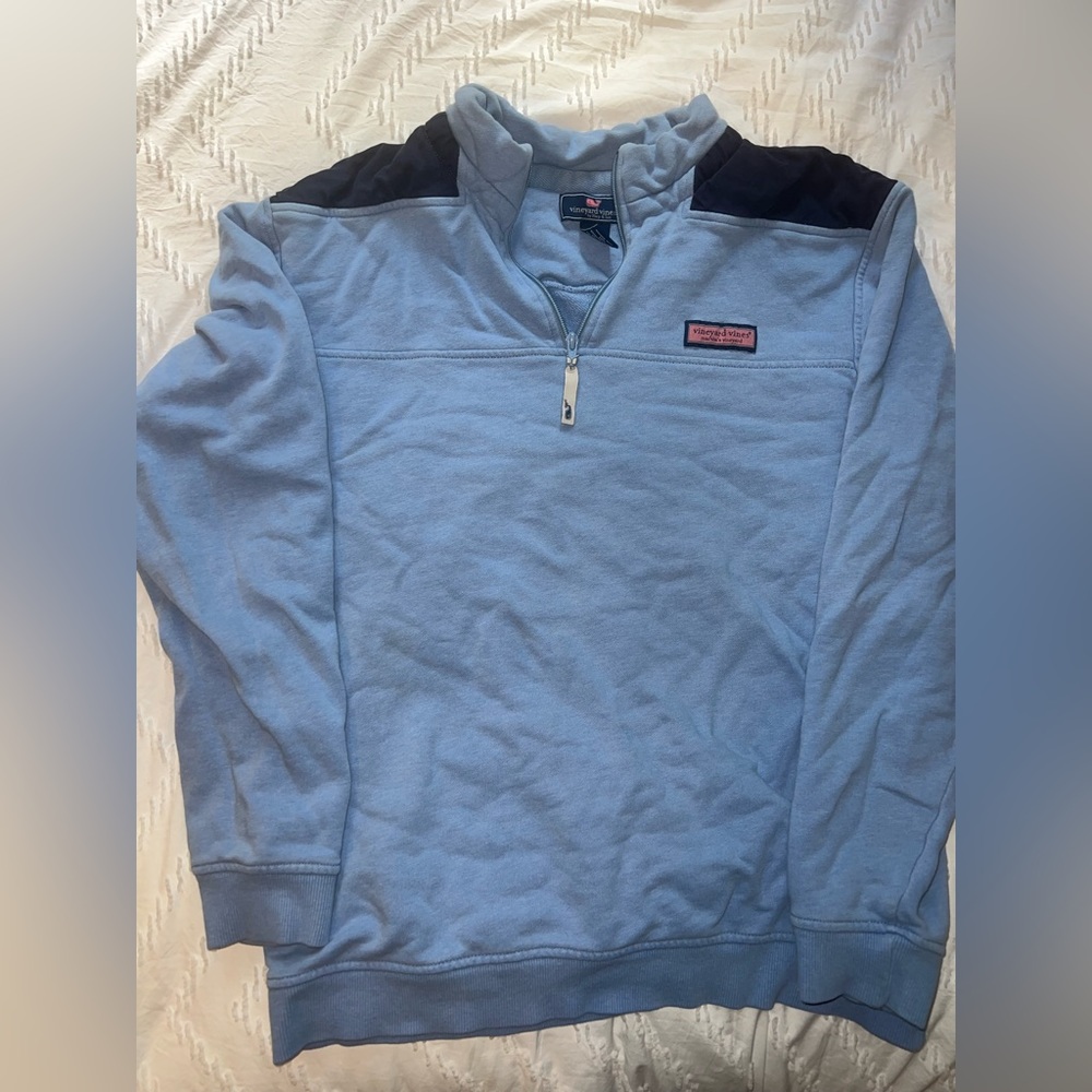 Perfect condition Vineyard Vines baby blue sweatshirt